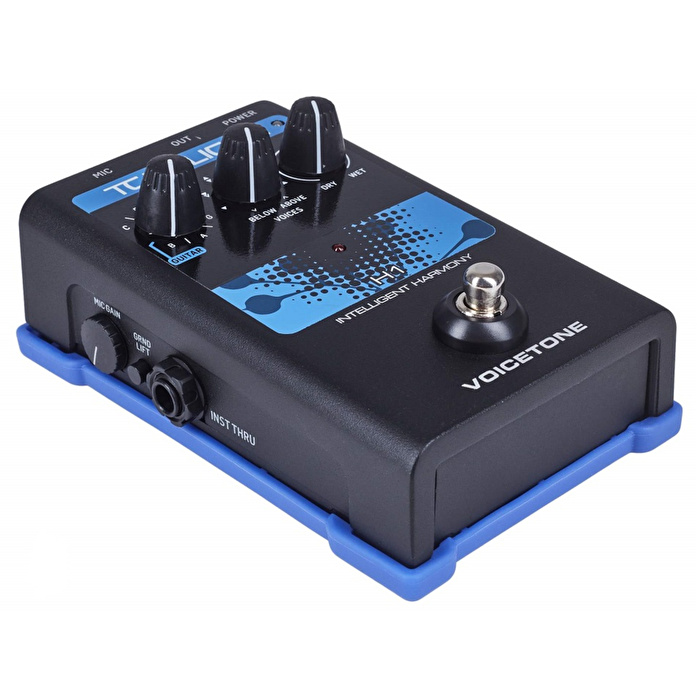 TC Helicon VOICETONE H1 Tek Butonlu Stompbox Gitar Kontrollü Vokal Harmony Pedalı